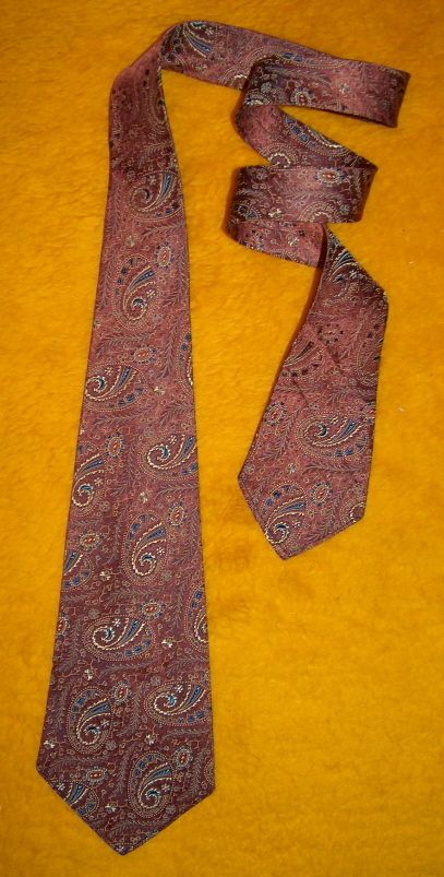 1920s   1930s ~ VINTAGE ANTIQUE ~ DRESS SHIRT SUIT TIE ~ PAISLEY 