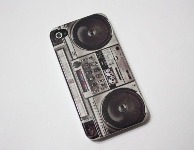 ON SALE) Cassette Music player Design Hard Cover Case for Apple 