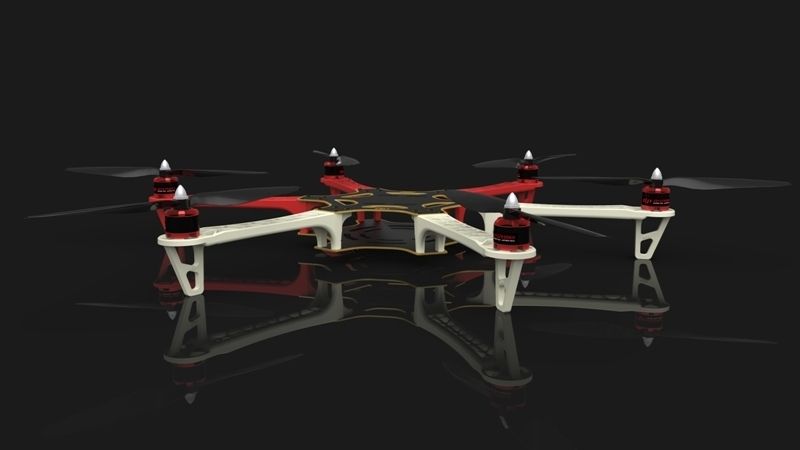 DJI Hexa Copter Flame Wheel F550 with 6 Motors 6 ESCs and 6 Propellers 