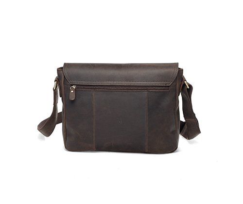 Rustic Leather Messenger Bag Satchel Mailbag Notebook Case Schoolbag 