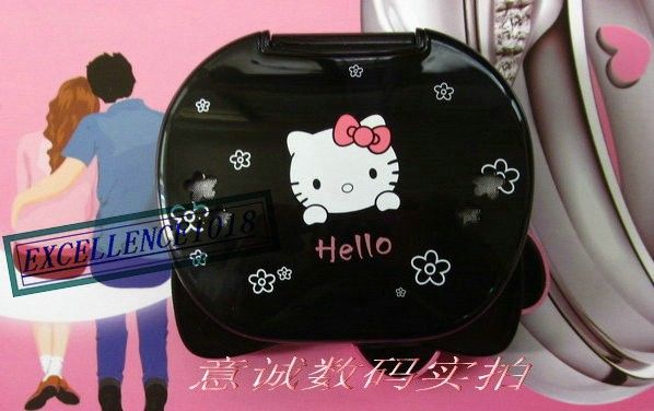 white CUTE QWERTY HELLO KITTY FLIP CELL PHONE CAMERA  camera 2 sim 