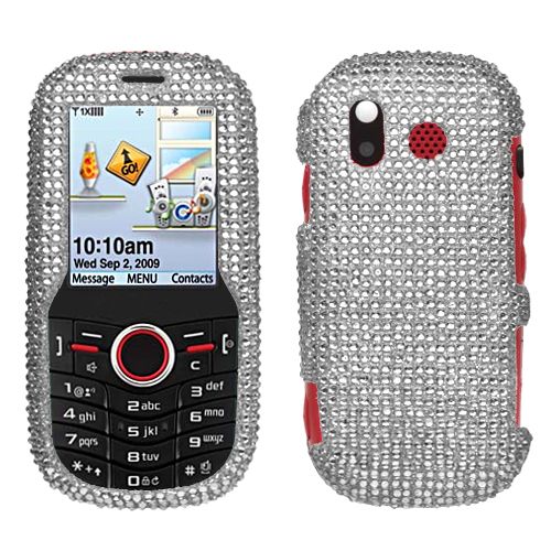 Silver Full Stone Case Cover Samsung U450 Intensity  