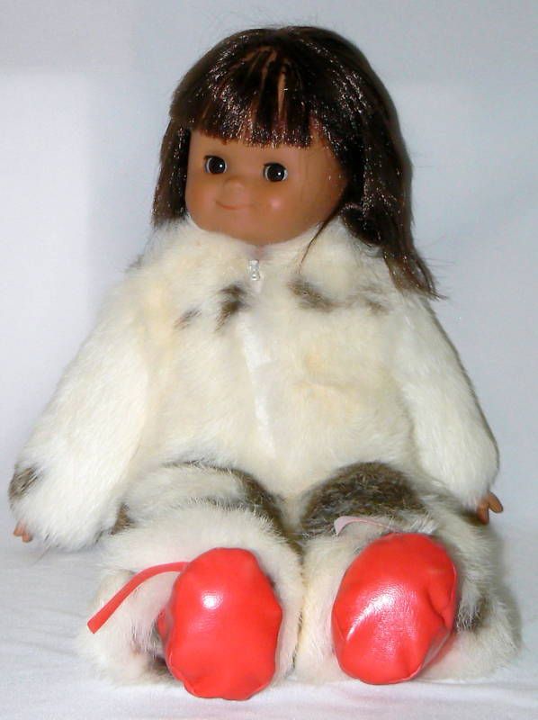 SEBINO DOLL IN RABBIT FUR 1978 ITALY  