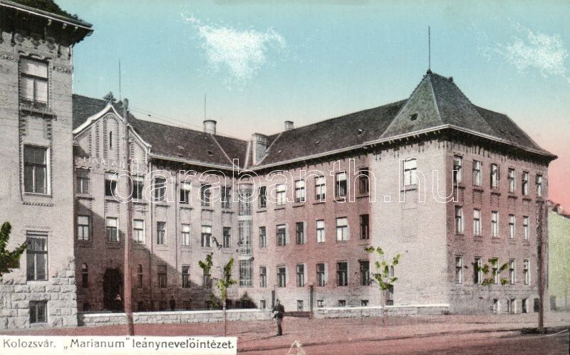 Romania postcard Kolozsvár Marianum girls schoolWS76475  