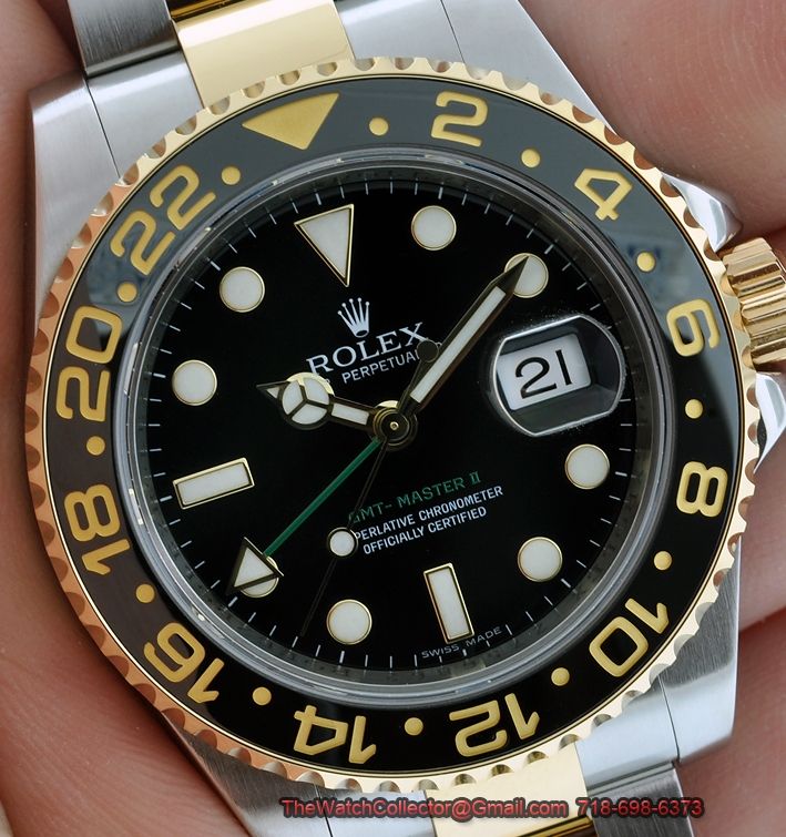 ROLEX GMT MASTER II 116713 CERAMIC BEZEL MINT HOT DEAL  