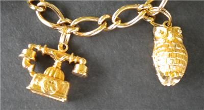 Vintage Avon Charm Bracelet 1970s  