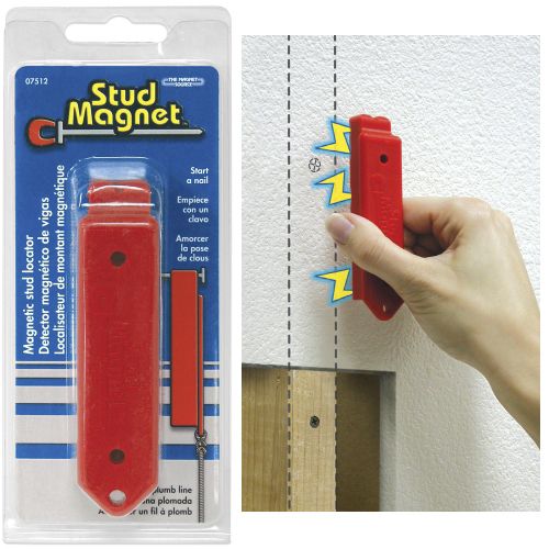 Master Magnetics Red Magnet Stud Finder 095421075126  