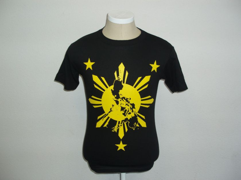 Filipino T shirt. Island Sun and Stars.  