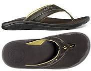 Olukai Kiai Dark Java/Dark Java Flip Flop Sandals Mens sizes 9 13 NEW 