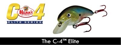 Manns C4 Elite Series Square Bill CRASHBAIT  