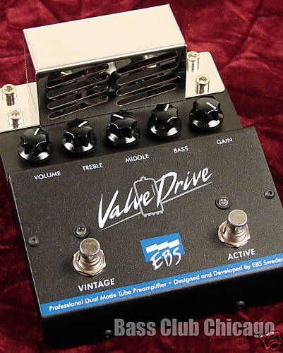 EBS Valve Drive Tube Bass Pedal FREE SHIP  