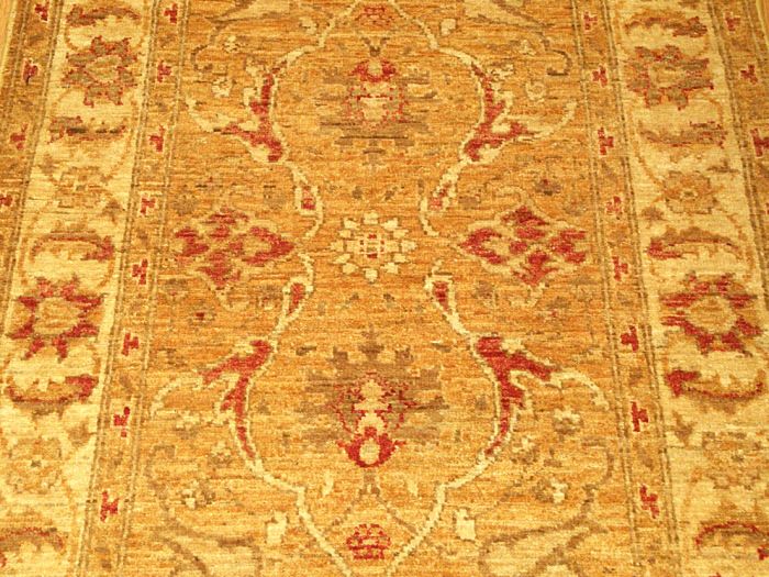 This is a Handmade Elegant 2.8 x 10.8 Sultanabad Runner, Hand Woven 