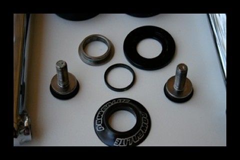 NOS Powerlite Bmx 3pc Cranks fit Dk Haro Redline Gt SE  