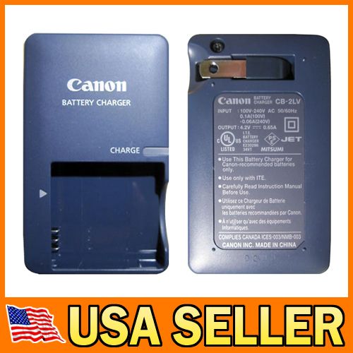 CANON CB 2LV Battery Charger SD30 SD1000 SD1100IS SD200  