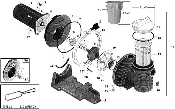 Sta Rite MAX E GLAS II /DURA GLAS II Pool Pump Seal Kit  