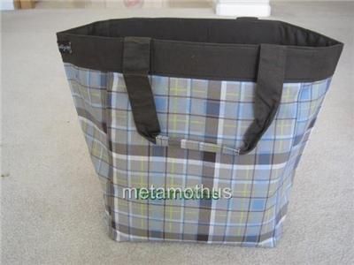 Thirty One Storage Tote Harvest Plaid NEW  