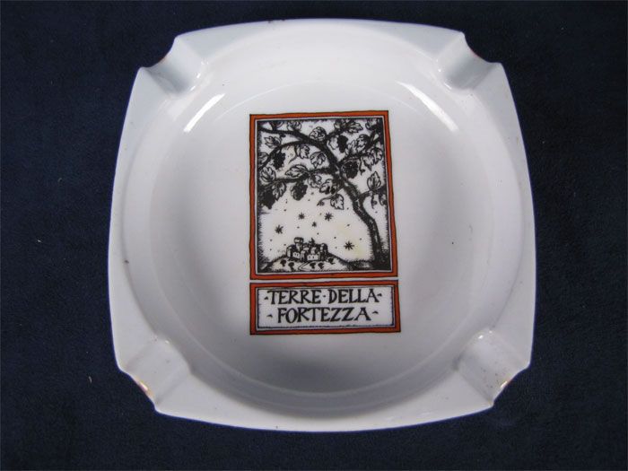 Mebel Italy Melamine Ashtray Terre Della Fortezza  