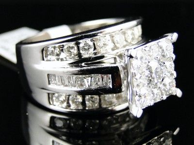 WHITE GOLD LADIES DIAMOND WEDDING ENGAGEMENT RING 2.2CT  
