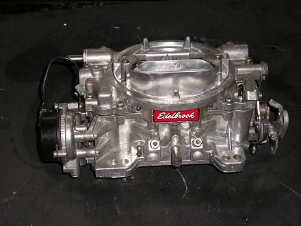 EDELBROCK rebuilt carburetor 750 CFM with electric choke #1411  