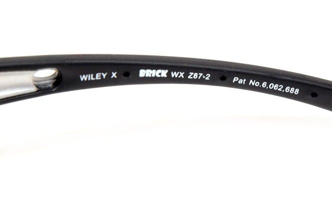 WILEY X BRICK 855 CRYSTAL METALLIC AUTH. SUNGLASSES  