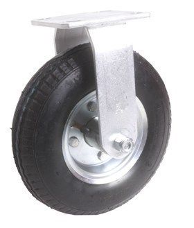 10x3 1/2 Pneumatic Rubber Wheel Rigid Caster Air  