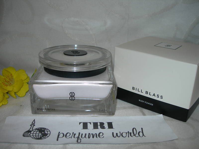 BILL BLASS Body Powder in Glass Container 3.4 oz  