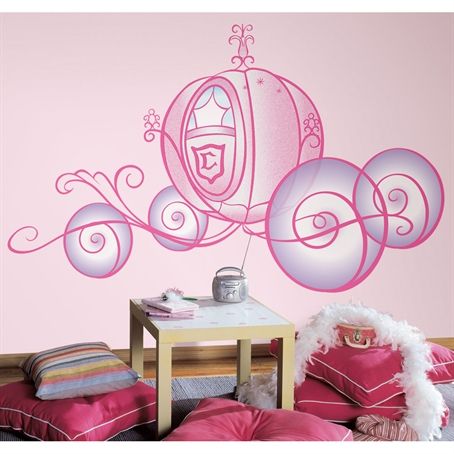   Wall Decals~Cinderella, Ariel, Belle,Tiana, Jasmine & More  