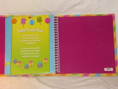   Memories of 1st 12 Childhood Birthday Photo Scrapbook Album  