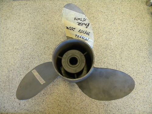 OMC RACKER STAINLESS STEEL PROPELLER 394754 / 22 PITCH  