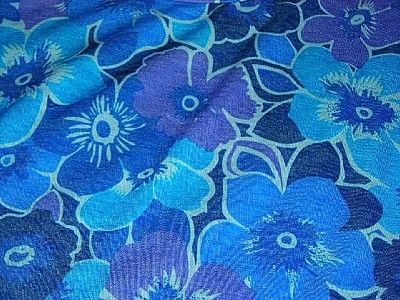 Style #3~Shades of Blue and Purple floral pattern