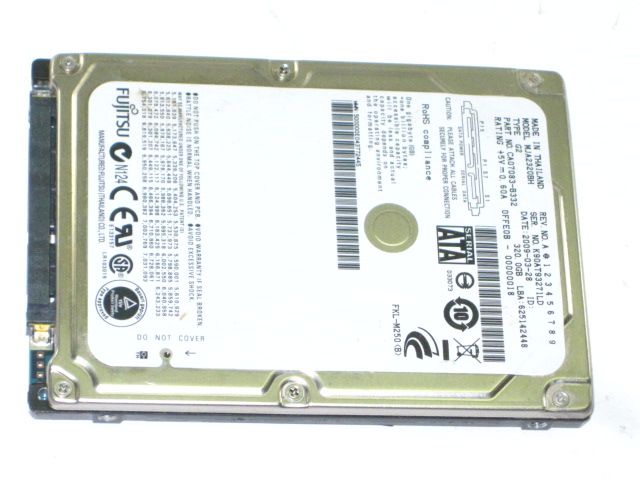 FUJITSU MJA2320BH 320GB SATA HARD DRIVE  