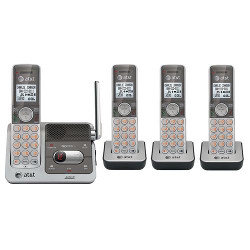 AT&T CL82401 4 Handset DECT 6.0 Expandable Cordless Telephone with 