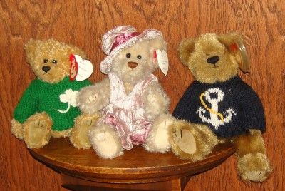 Attic Treasures Teddy Bear Ty Darlene Blarney Salty  