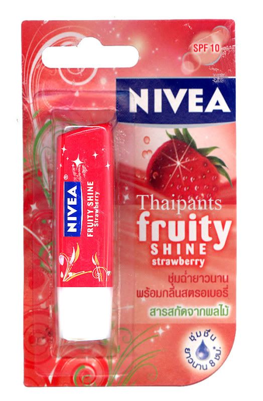 Nivea Lip Balm Care   Star Fruits  Strawberry 8 Hour  