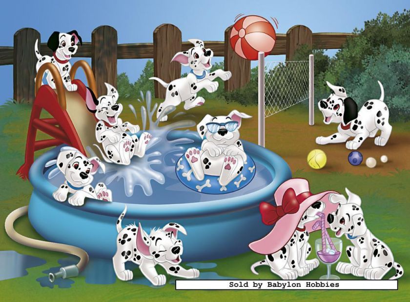 NEW Nathan jigsaw puzzle 100 pcs Disney   101 Dalmatians Having Fun 