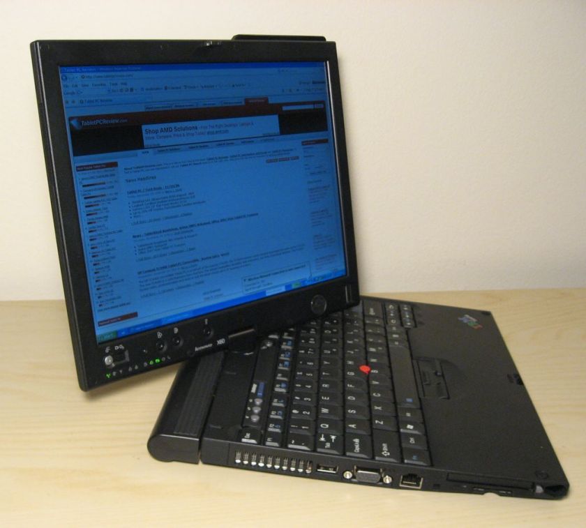 Lenovo IBM X61 7763 CTO Tablet 320GB 4GB RAM w/ DOCK  883609543921 