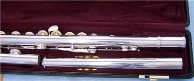 Yamaha Allegro YFL 471 925 Silver Open Hole Flute B foot Polished 