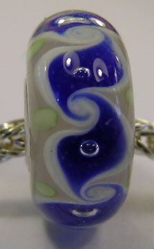 AUTHENTIC 925 SILVER 3.8MM CORE GLASS BEAD CHARM TB283  