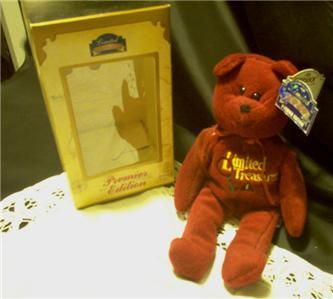 Limited Treasures Sherlock Holmes Maroon Bear Mint  