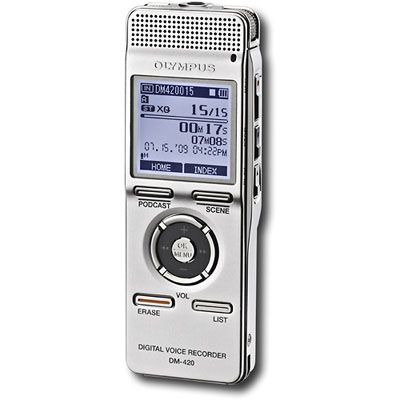 Olympus DM 420 Digital Voice Recorder 2GB Music Player  