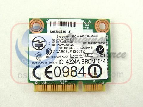 HP BCM4312 BCM2070 Half WLAN+BL Card 574912 575920 001  