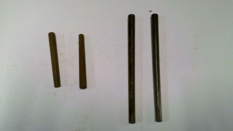 Tapered Pins #7, Set of 2 sizes, Pair of each size  