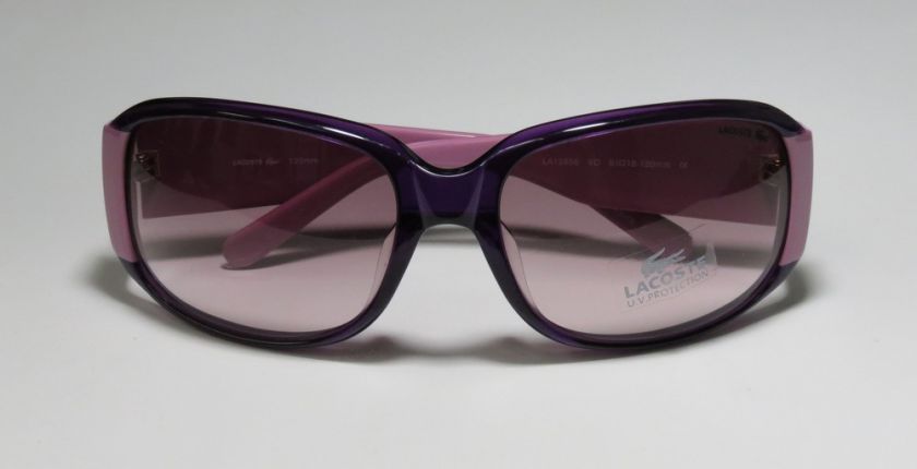   GLAMOROUS PLASTIC VIOLET/PINK FRAME ROSE SUNGLASSES WOMENS  