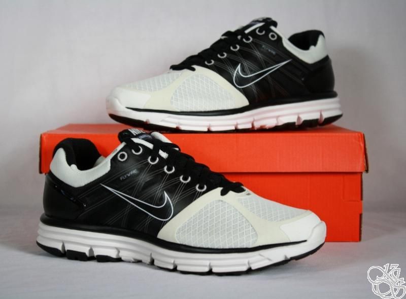 NIKE Lunarglide+ 2 Summit White / Black Mens Running Shoes New 