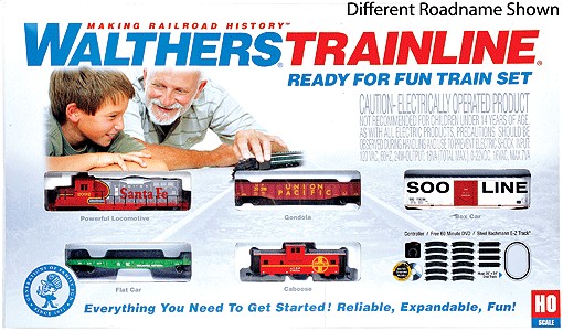 HO CSX FRT TRAIN SET BY WALTHERS # 871 CSX FRT. TRAIN SET GOOD RUNNING 