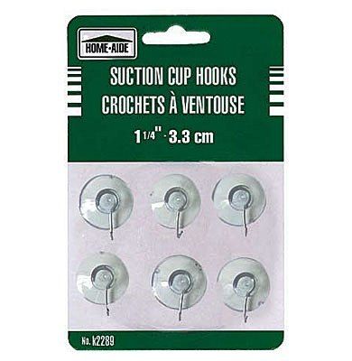 18 Suction Cup Hook Set *SHIPS FROM NY*  