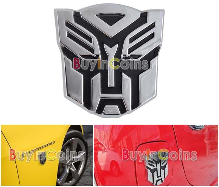 Transformers Autobots Car Emblem Badge Sticker 3D #02  