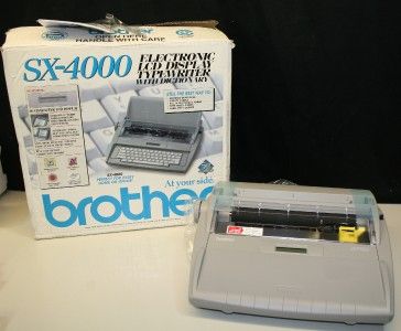   SX 4000 (SX4000) Electronic LCD Display TYPEWRITER w/Dictionary  