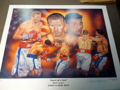 Ward v Arturo Gatti Heart of a Lion Tribute to Micky Ward Poster 