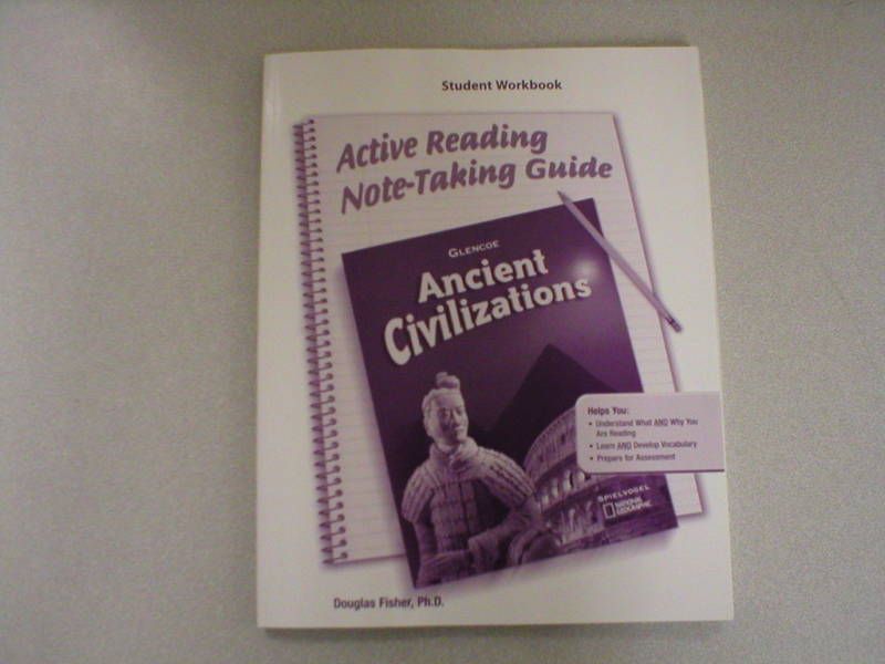   Civilizations Glencoe Student Workbook NEW 9780078703065  